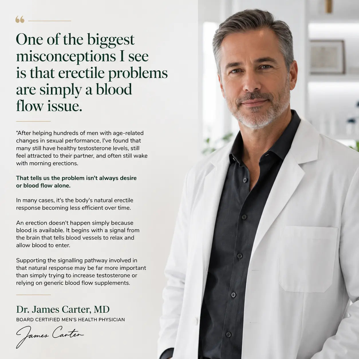 Helping Men Feel More Confident Before the Moment Matters