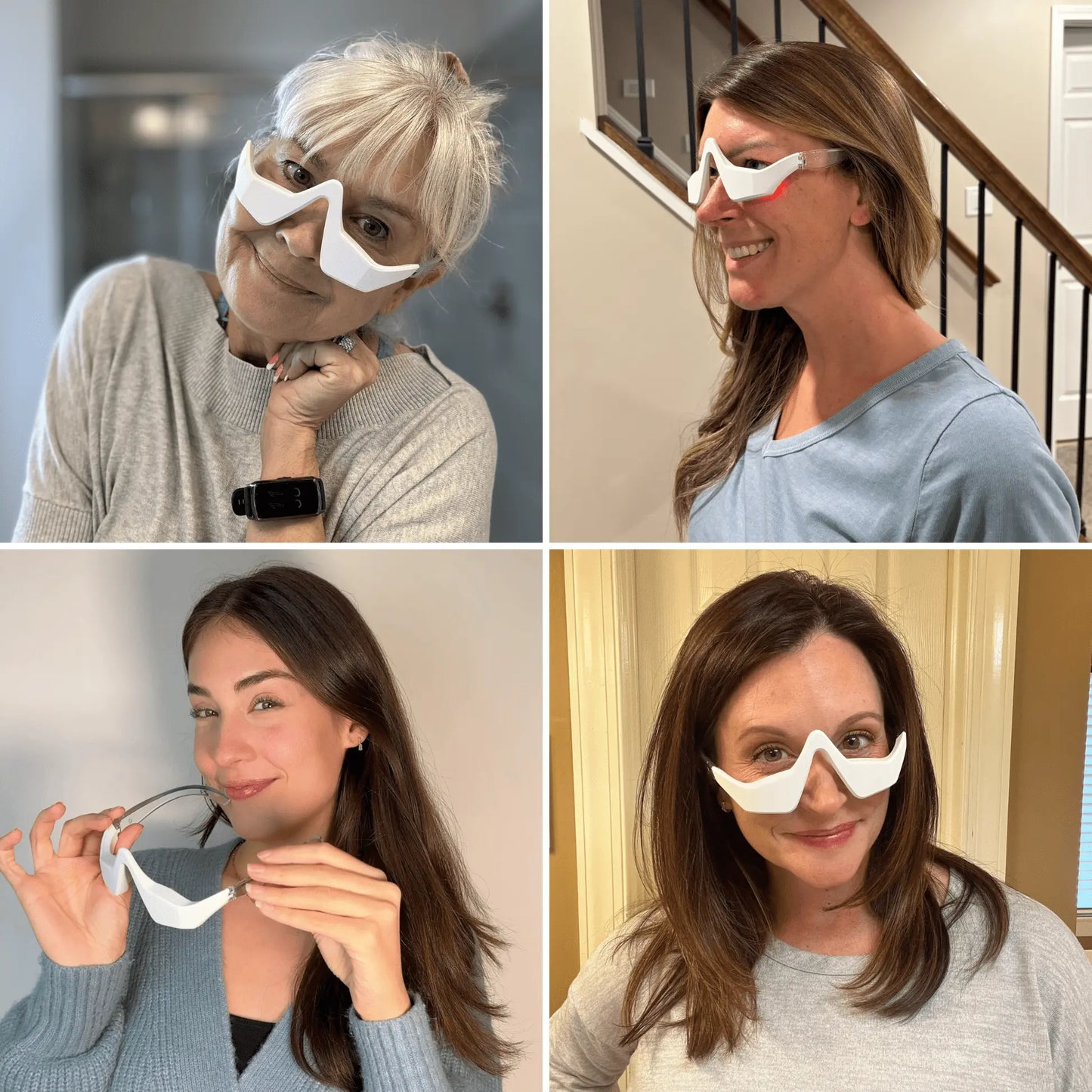 Look More Rested in Minutes with AuraLift™ — 2-in-1 Red Light + EMS Eye System